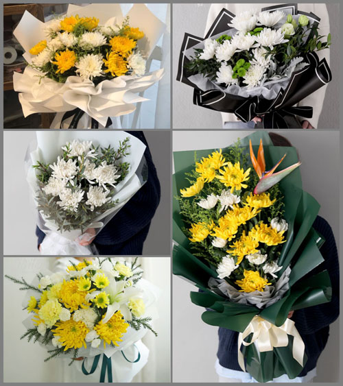 河南南阳新野县上港乡果园村白事花束代送